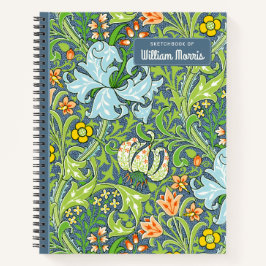 William Morris Golden Lily 1899 CC1228 Sketchbook Notizblock