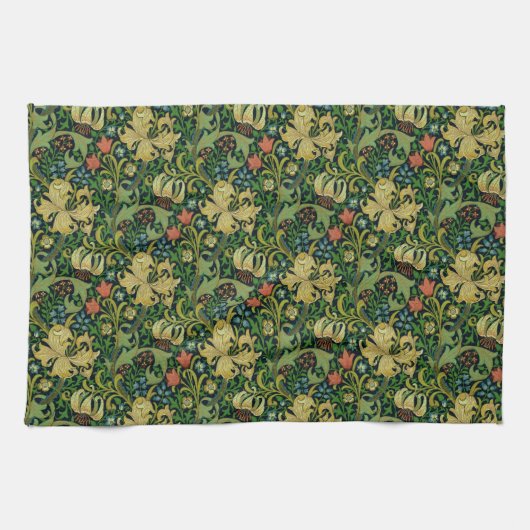 William Morris "Golden Lily" 4 Geschirrtuch (Horizontal)