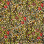 William Morris Golden Lily Antique Freistehende Fotoskulptur<br><div class="desc">Antikes florales Tapete Golden Lilly von Dearle Das Vintage goldene Lilly Floral-Muster des britischen Tapetendesigners John Henry Dearle aus dem 19. Jahrhundert, der für die Firma William Morris arbeitet, zeigt ein wunderschönes Muster aus blauen und roten Blume, goldenen Lilien und grünen Blätter in einem sanften Grün und Bräune. Das Farbschema...</div>