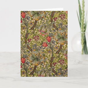 William Morris Golden Lily Antique Karte