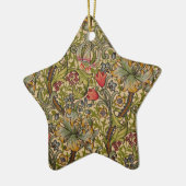 William Morris Golden Lily Antique Keramik Ornament (Links)
