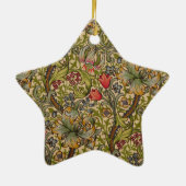 William Morris Golden Lily Antique Keramik Ornament (Hinten)