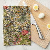 William Morris Golden Lily Antique Küchentuch (Viertel Falte)