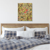 William Morris Golden Lily Antique Leinwanddruck (Insitu (Schlafzimmer))
