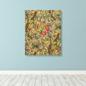 William Morris Golden Lily Antique Leinwanddruck (Insitu (Holzboden))