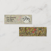 William Morris Golden Lily Antique Mini Visitenkarte (Vorne/Hinten)