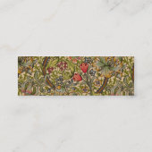 William Morris Golden Lily Antique Mini Visitenkarte (Rückseite)