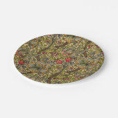 William Morris Golden Lily Antique Pappteller (Schrägansicht)