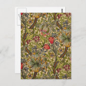 William Morris Golden Lily Antique Postkarte (Vorne/Hinten)