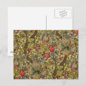 William Morris Golden Lily Antique Postkarte (Vorne/Hinten)