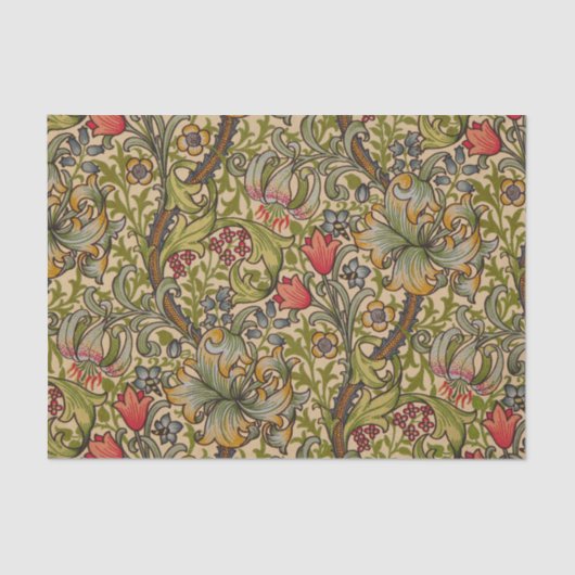 William Morris Golden Lily Antique Seidenpapier (Vorderseite)
