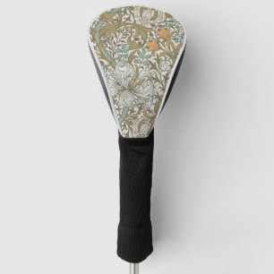 William Morris Golden Lily Blau Gold Klassiker Golf Headcover