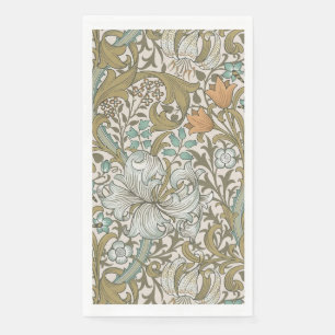 William Morris Golden Lily Blaue Gold Klassik Serviette