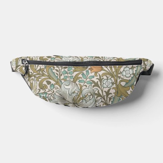 William Morris Golden Lily Blue Gold Classic Bauchtasche (Ablage )