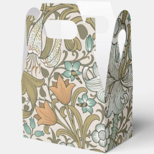William Morris Golden Lily Blue Gold Classic Geschenkschachtel