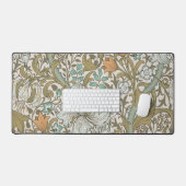 William Morris Golden Lily Blue Gold Classic Schreibtischunterlage (Tastatur & Maus)