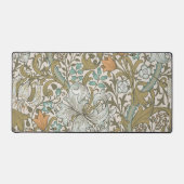 William Morris Golden Lily Blue Gold Classic Schreibtischunterlage (Vorderseite)