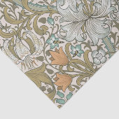 William Morris Golden Lily Blue Gold Classic Seidenpapier (Ausschnitt)