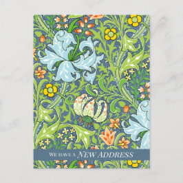 William Morris Golden Lily CC1223 Moving Ankündigungspostkarte