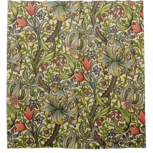 William Morris Golden Lily Duschvorhang (Vorderseite)