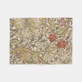 William Morris Golden Lily Fleecedecke (Vorderseite (Horizontal))