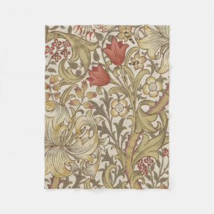 William Morris Golden Lily Fleecedecke