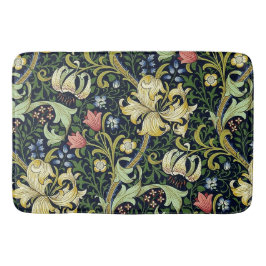 William Morris Golden Lily Floral Pattern Badematte