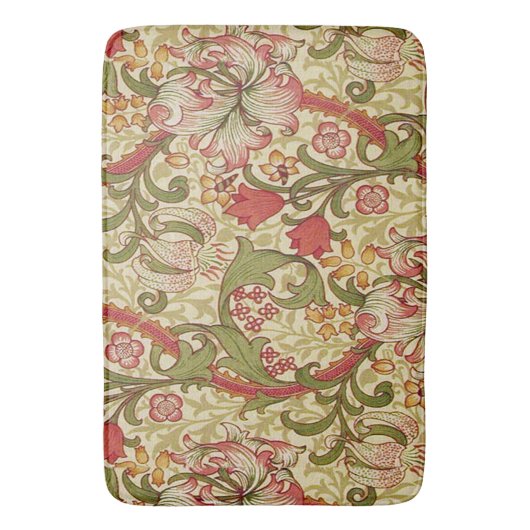 William Morris Golden Lily Floral Pattern Badematte (Vorderseite Vertikal)