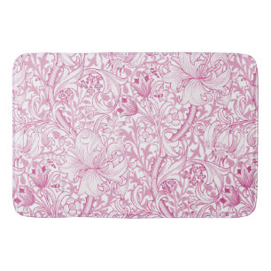 William Morris Golden Lily Floral Pattern Badematte