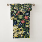 William Morris Golden Lily Floral Pattern Badhandtuch Set (Insitu)