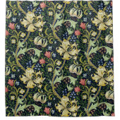 William Morris Golden Lily Floral Pattern Duschvorhang (Vorderseite)
