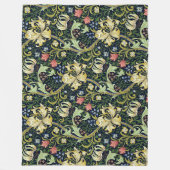 William Morris Golden Lily Floral Pattern Fleecedecke (Vorderseite)
