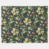 William Morris Golden Lily Floral Pattern Fleecedecke (Vorderseite (Horizontal))
