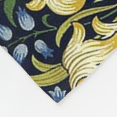 William Morris Golden Lily Floral Pattern Fleecedecke (Ecke)