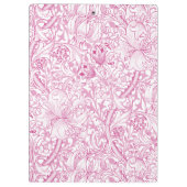 William Morris Golden Lily Floral Pattern Klemmbrett (Rückseite)