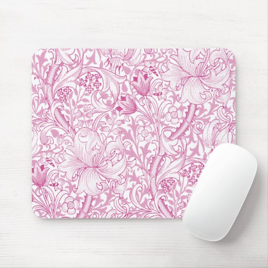 William Morris Golden Lily Floral Pattern Mousepad (Mit Mouse)
