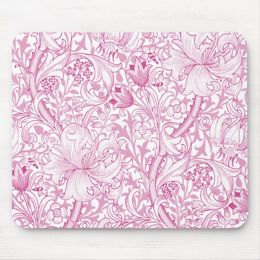 William Morris Golden Lily Floral Pattern Mousepad (Vorne)