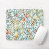 William Morris Golden Lily Floral Pattern Mousepad (Mit Mouse)