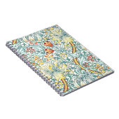 William Morris Golden Lily Floral Pattern Notizblock (Rechte Seite)