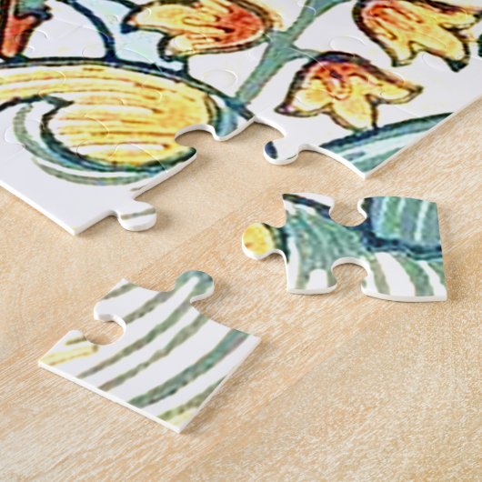 William Morris Golden Lily Floral Pattern Puzzle (Seite)