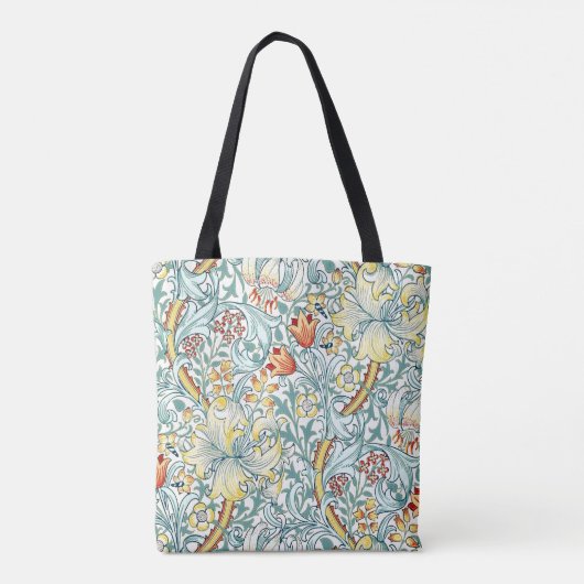 William Morris Golden Lily Floral Pattern Tasche (Rückseite)