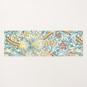 William Morris Golden Lily Floral Pattern Yogamatte (Rückseite (Horizontal))