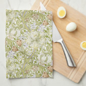 William Morris Golden Lily Garden Flower Classic Geschirrtuch (Viertel Falte)