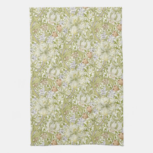 William Morris Golden Lily Garden Flower Classic Geschirrtuch (Vertikal)