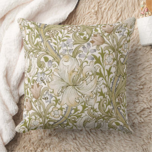 William Morris Golden Lily Garten Blumen Klassiker Kissen