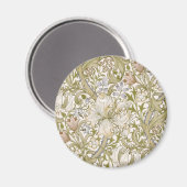 William Morris Golden Lily Garten Blumen Klassiker Magnet (Vorderseite/Rückseite)