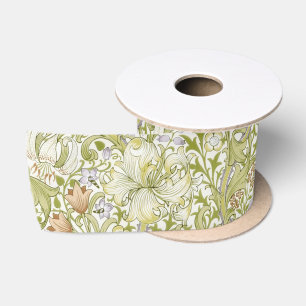 William Morris Golden Lily Garten Blumen Klassiker Satinband