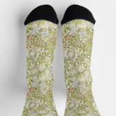 William Morris Golden Lily Garten Blumen Klassiker Socken (Oben)