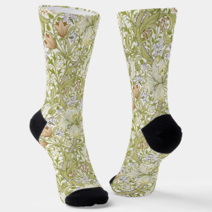 William Morris Golden Lily Garten Blumen Klassiker Socken