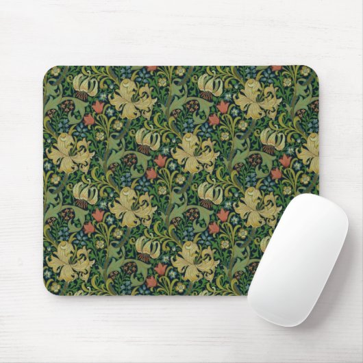 William Morris Golden Lily Mousepad (Mit Mouse)
